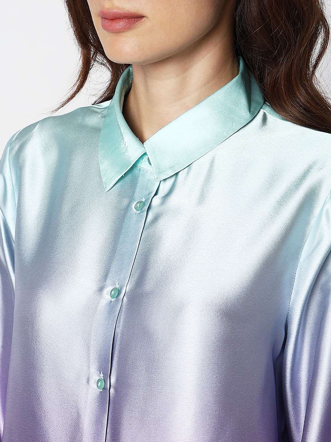 Purple Ombre Full Sleeves Shirt