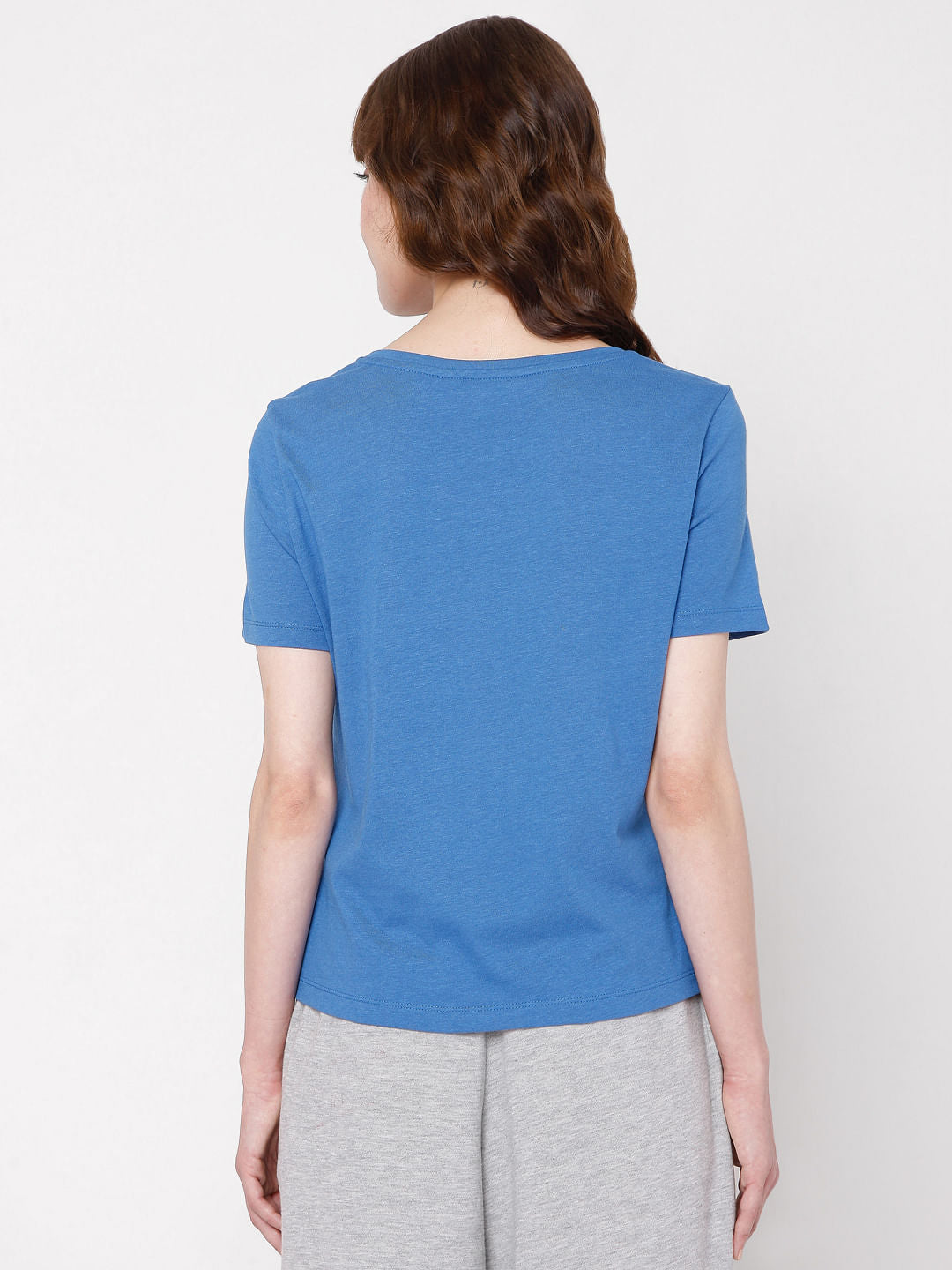 Blue Graphic Print T-Shirt