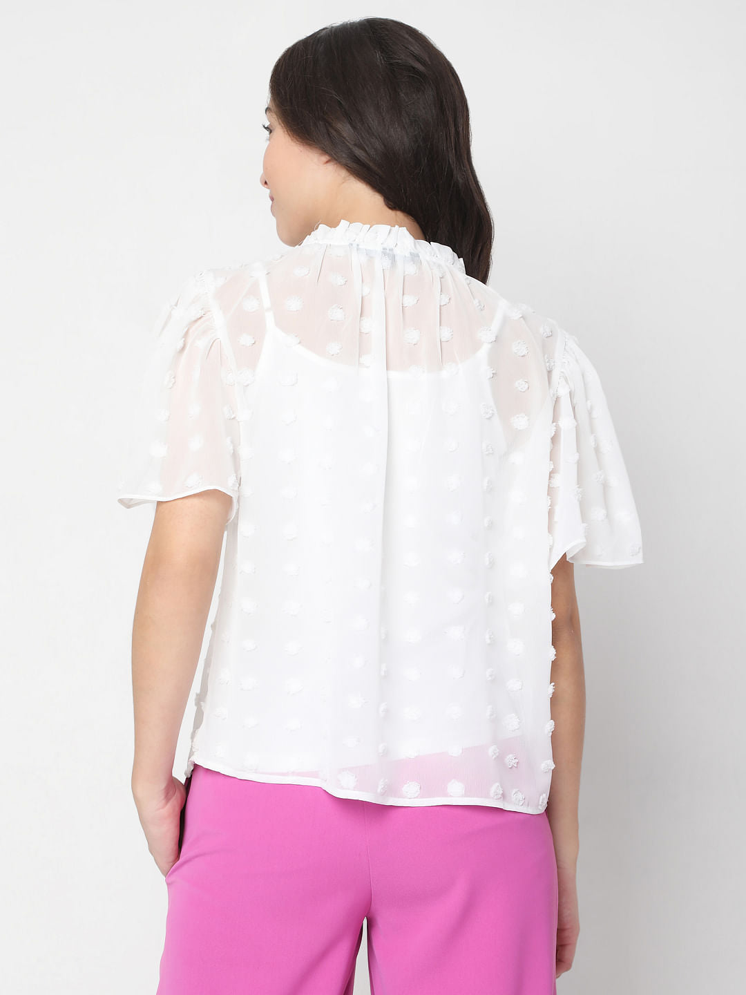 White Dobby Top