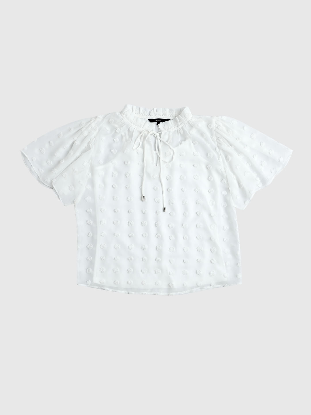 White Dobby Top