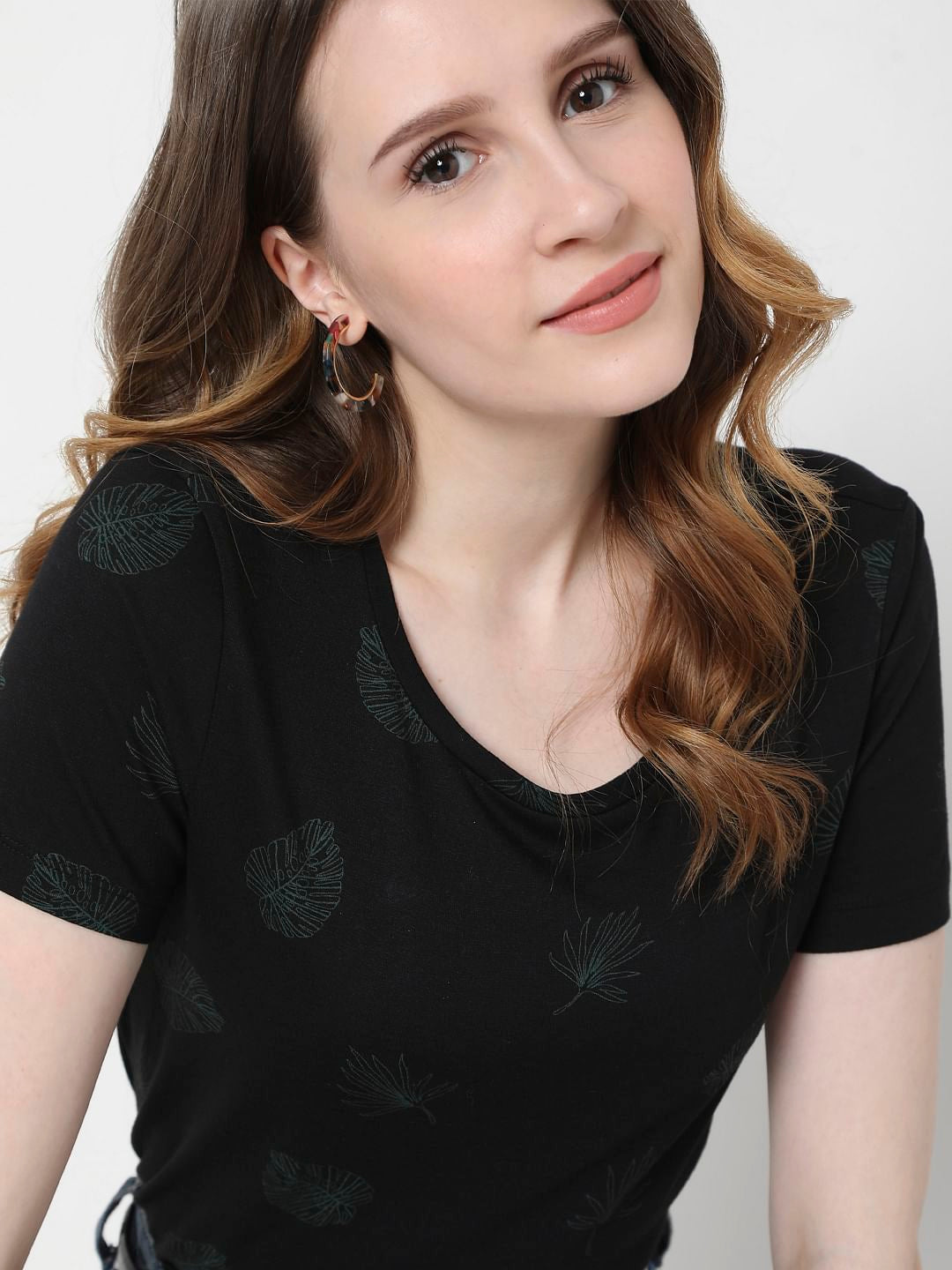 Black Printed T-Shirt