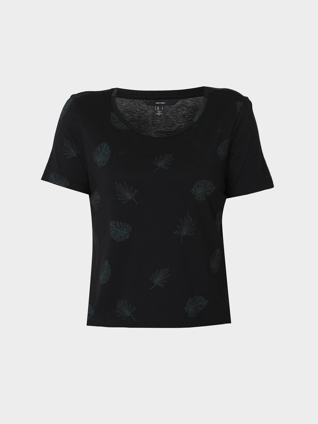 Black Printed T-Shirt