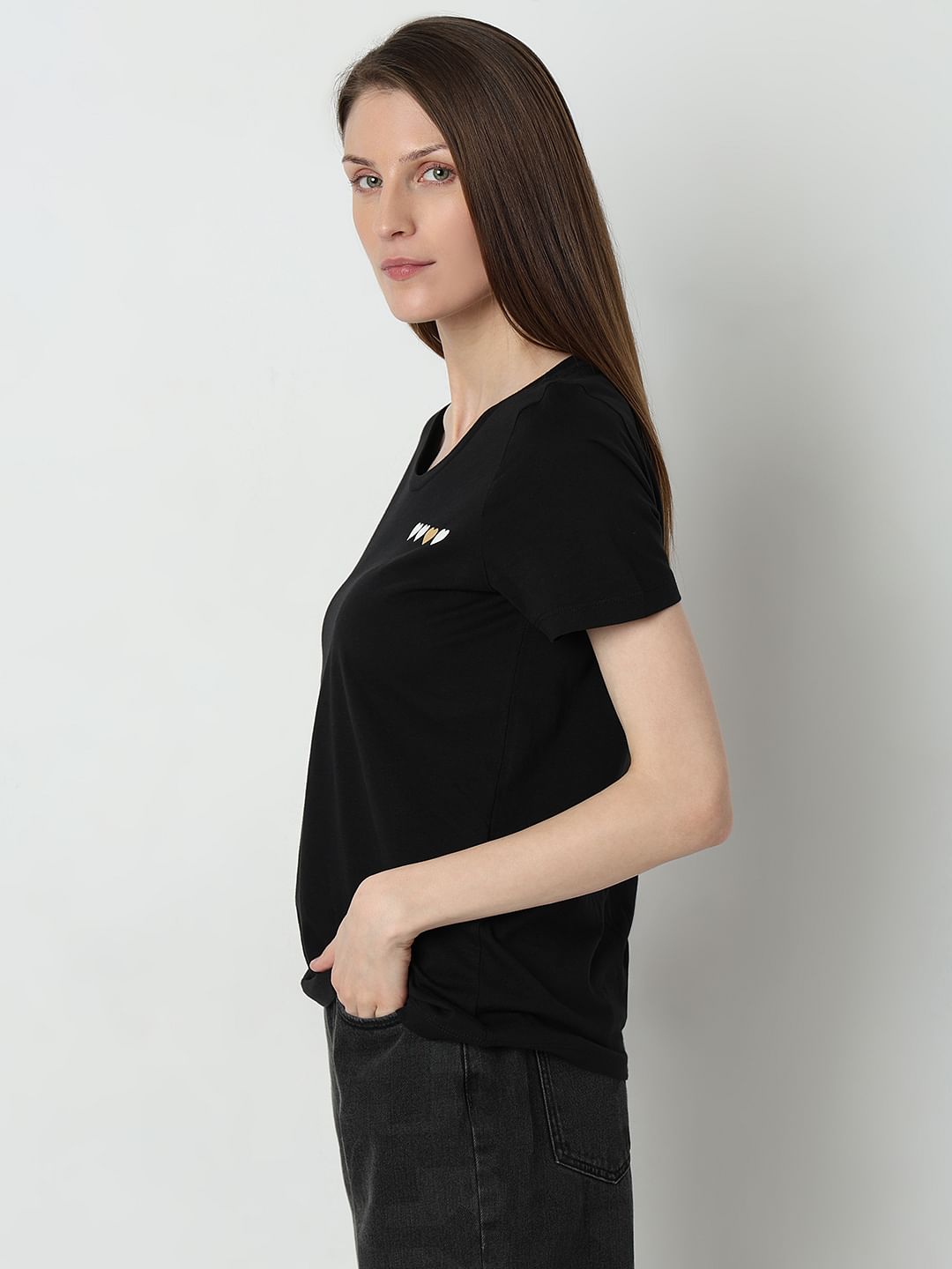 Black Organic Cotton T-Shirt