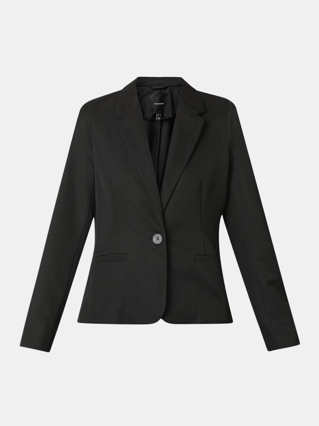 Black Single Breasted Blazer