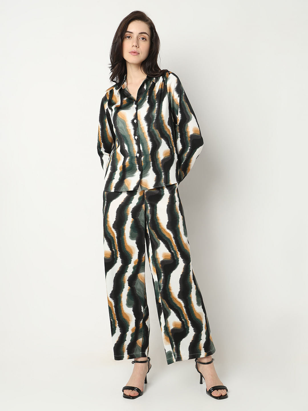 White Printed Shirts