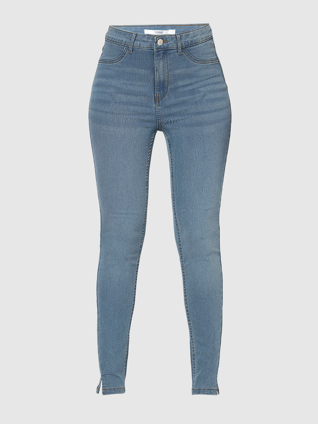 I.Scenery By Vero Moda Blue High Rise Skinny Jeggings