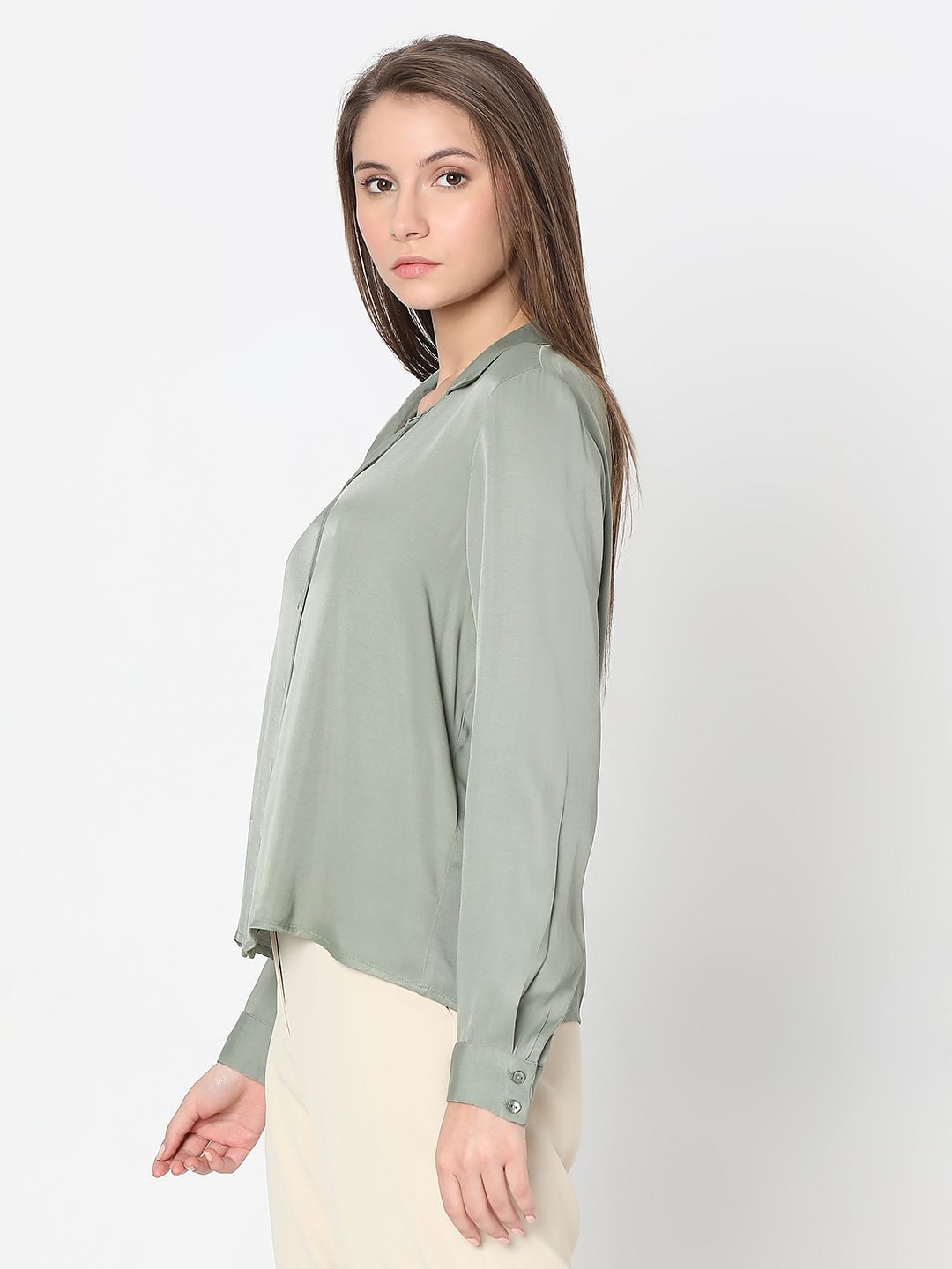 Green Oversized Shirt