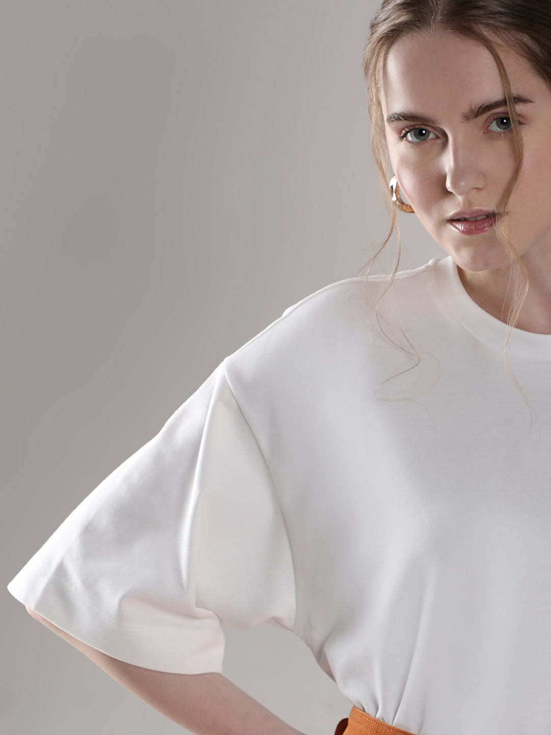 White Relaxed Fit Top
