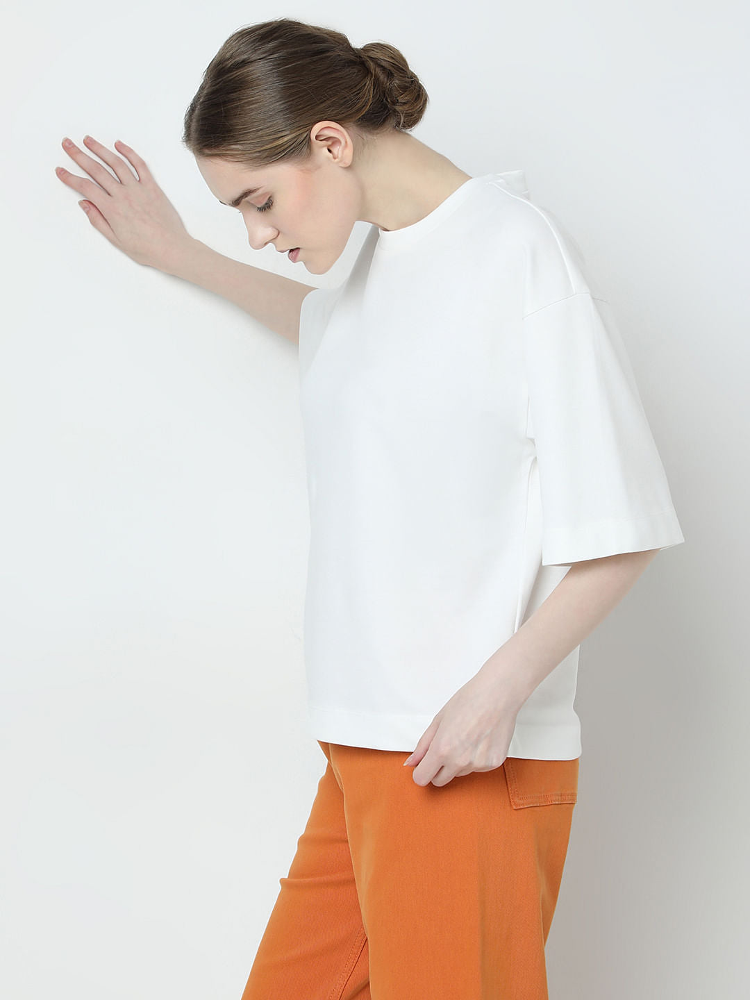 White Relaxed Fit Top