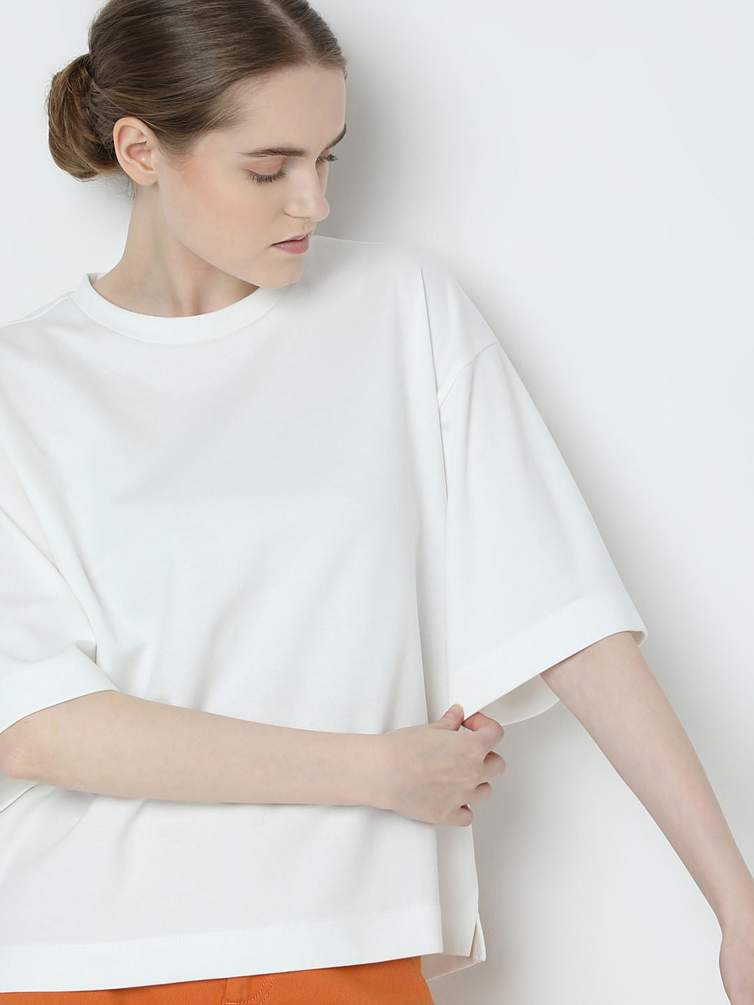 White Relaxed Fit Top