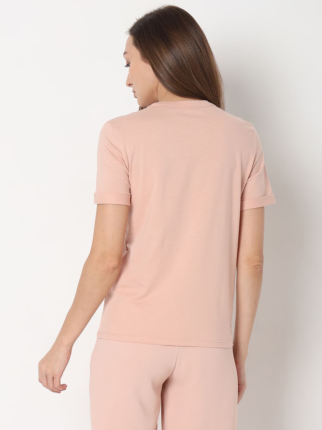 Pink Printed T-Shirt