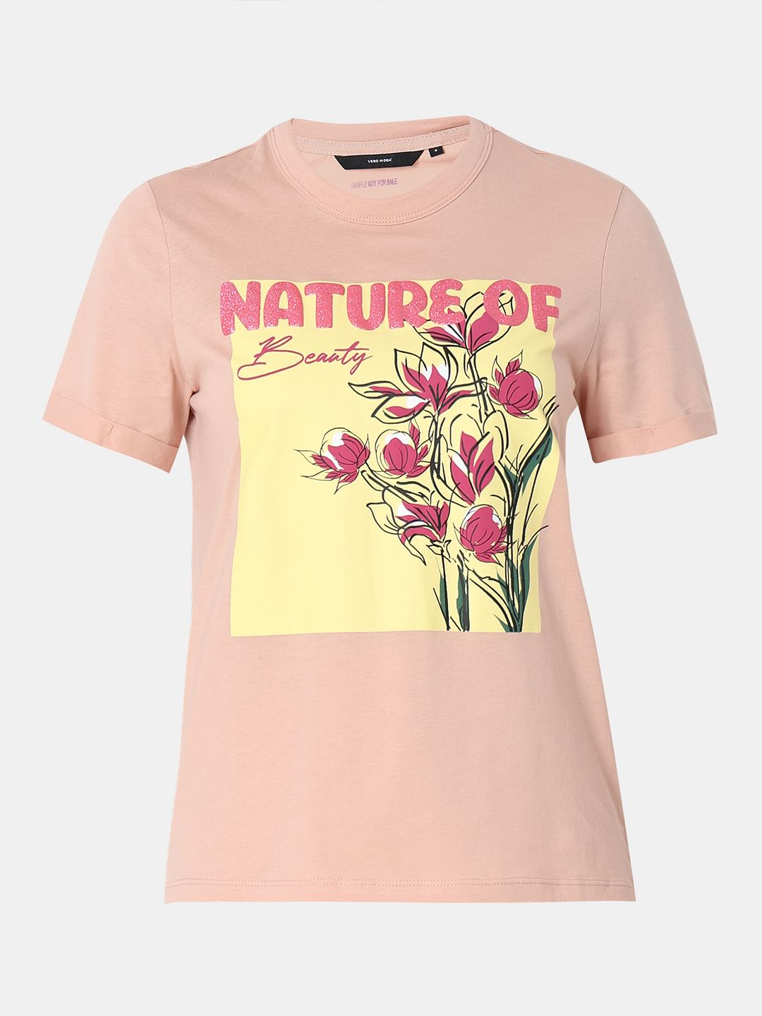 Pink Printed T-Shirt