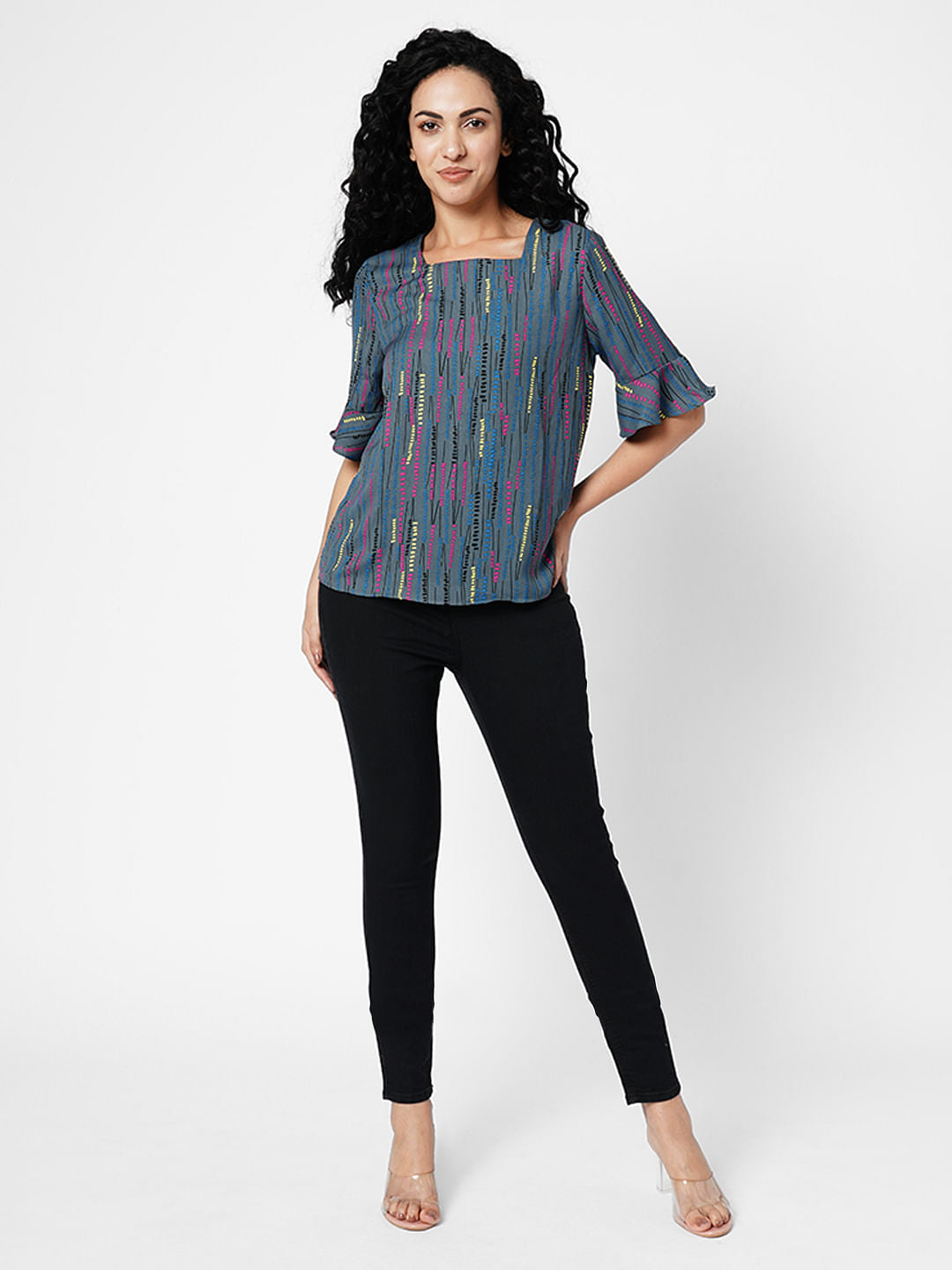 I.Scenery By Vero Moda Black High Rise Skinny Jeggings