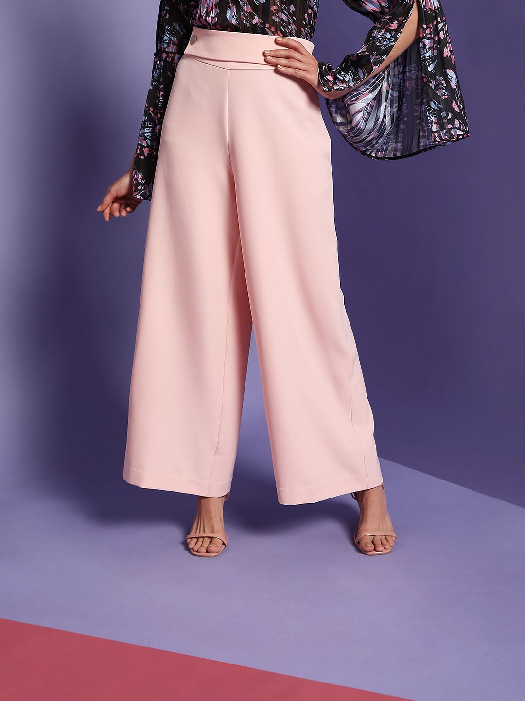Marquee Pink Wide Leg Culottes