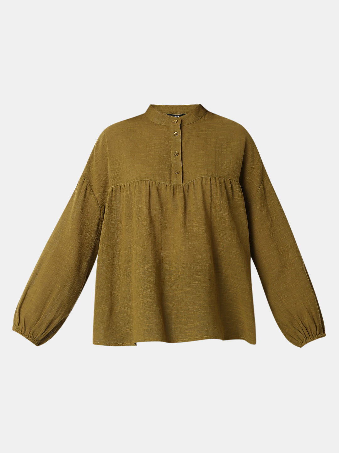Olive Cotton Top