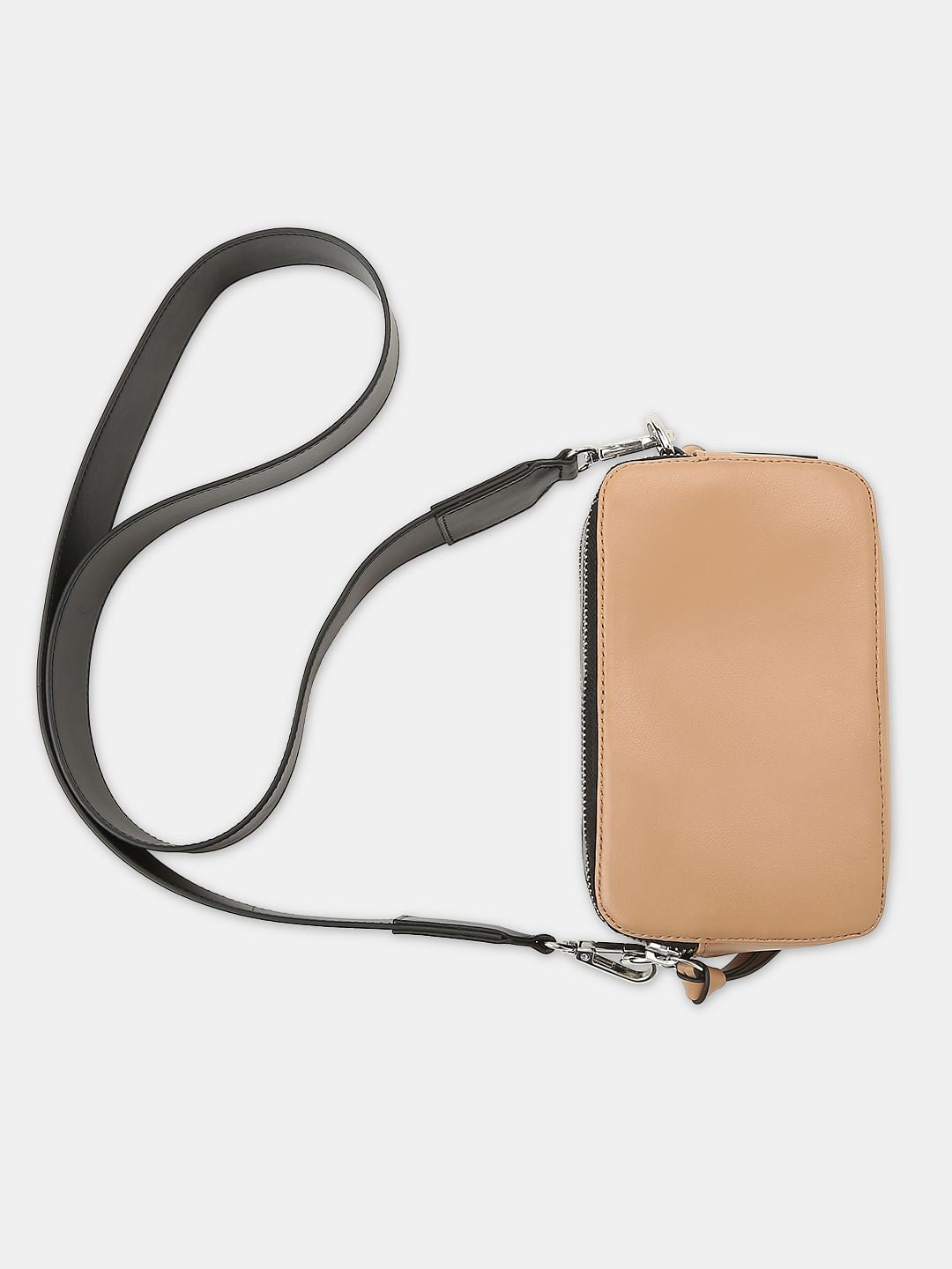 Black Colourblocked Sling Bag