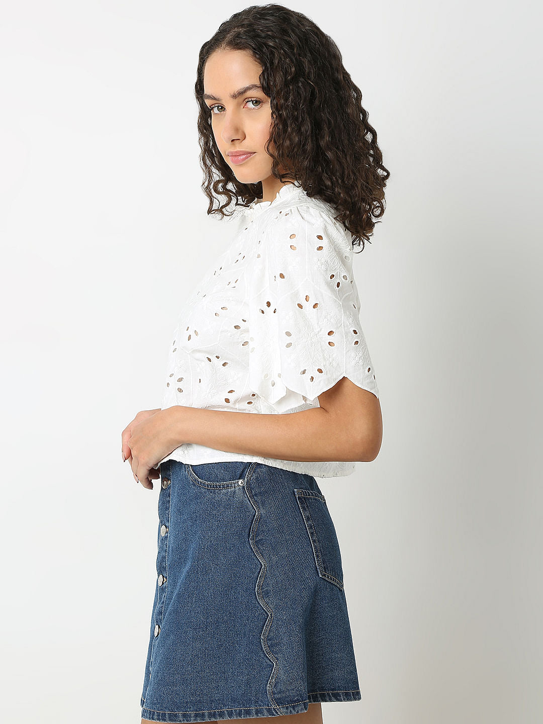 Off-White Printed Mini Dress