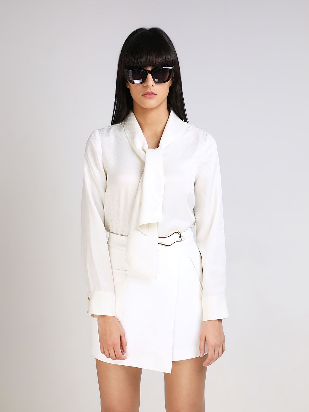 Off-White Printed Top