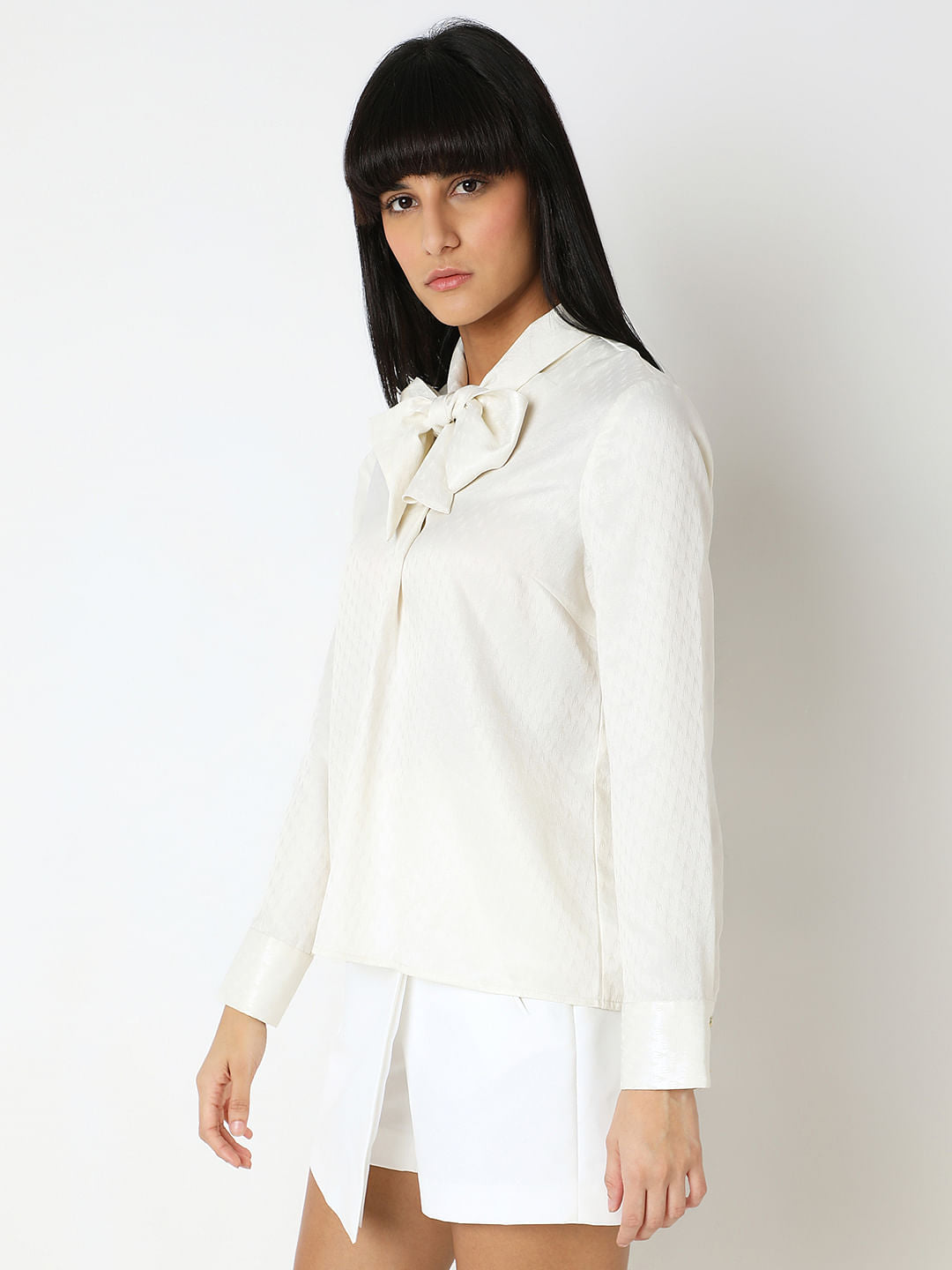 Off-White Printed Top