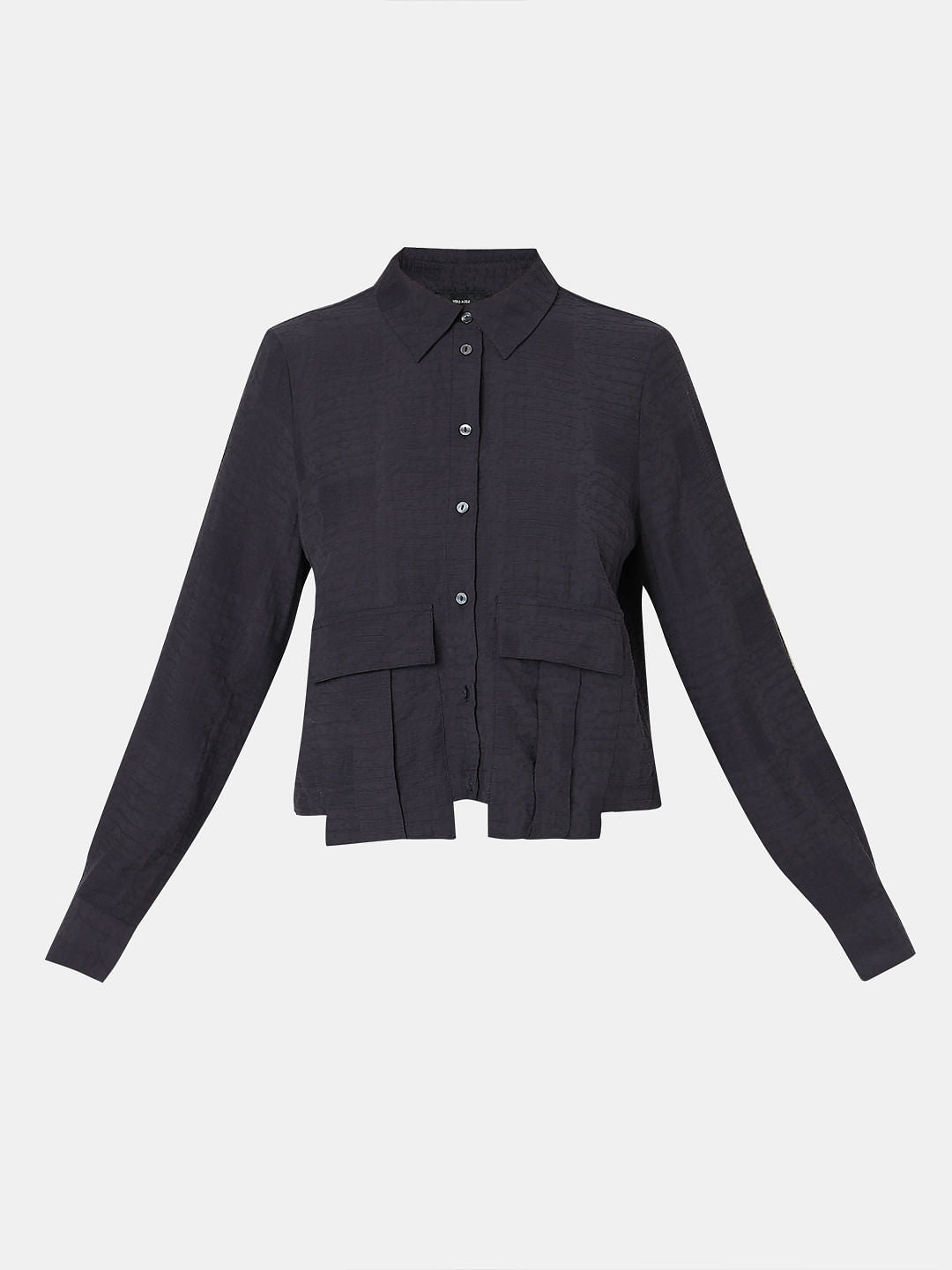 Navy Blue Co-Ord Set Shirt