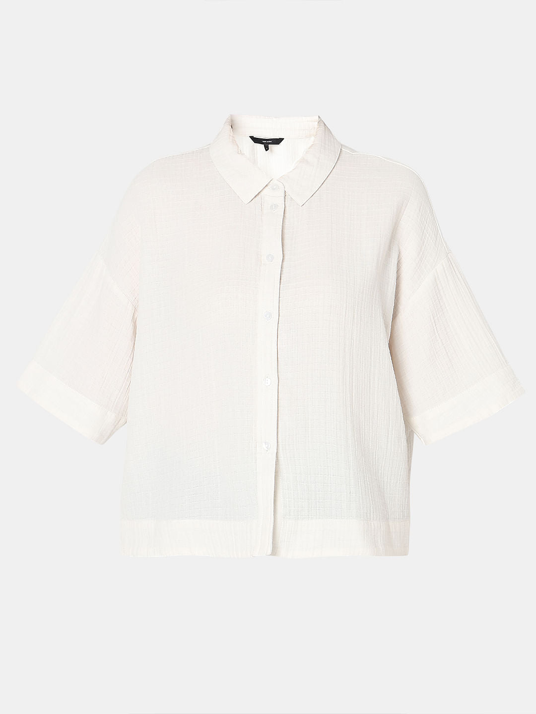 Ecru Cotton Shirt