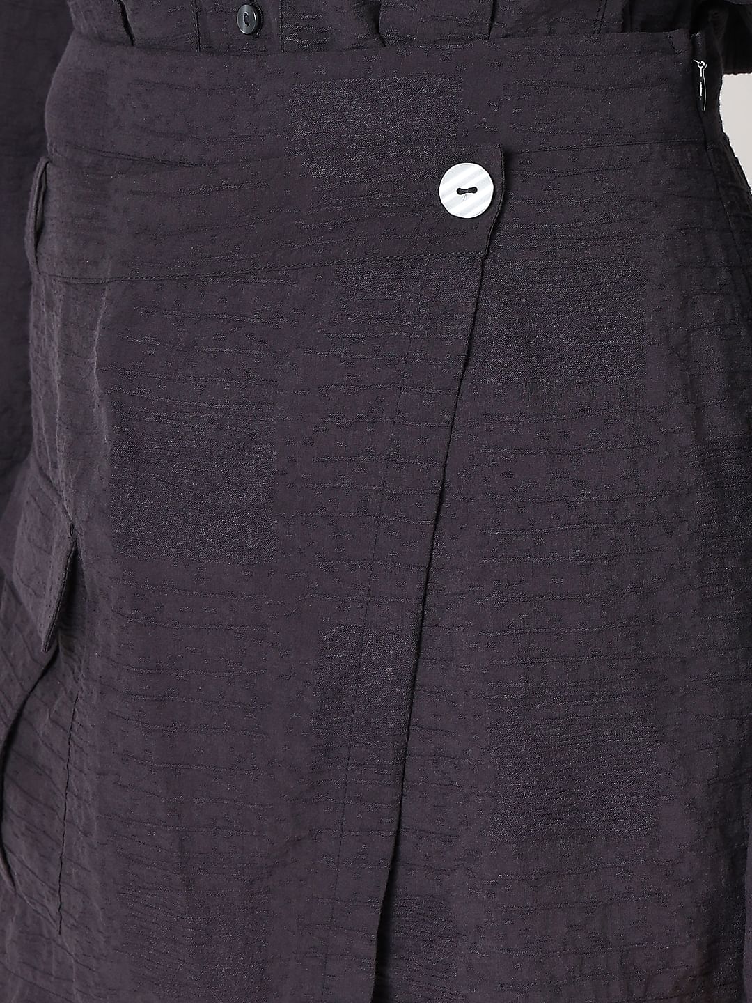 Navy Blue Co-Ord Set Shorts