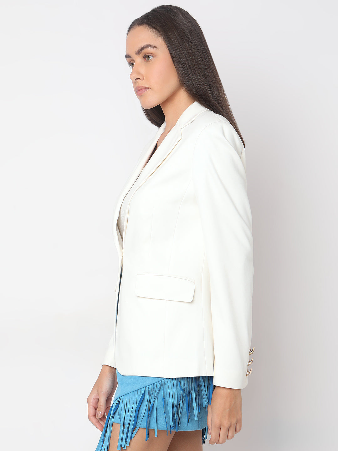 White Tailored Blazer