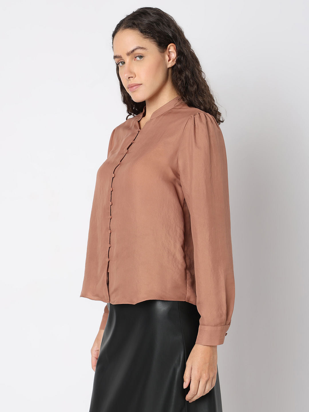 Brown Front Open Top