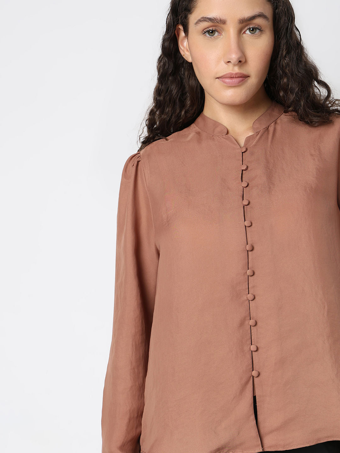 Brown Front Open Top