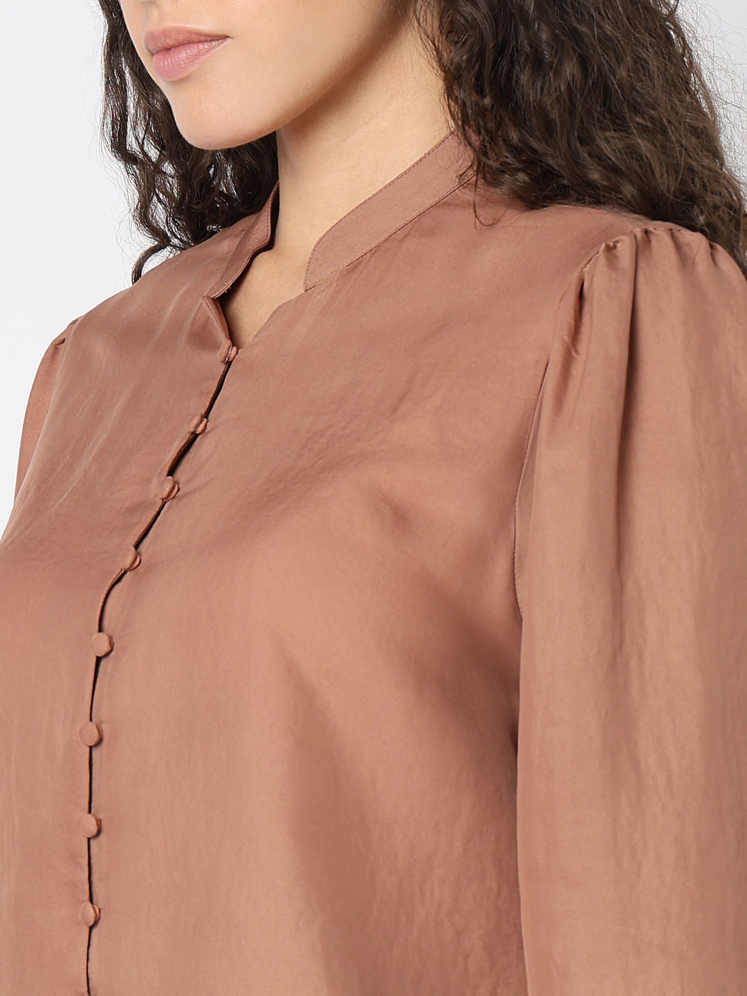 Brown Front Open Top