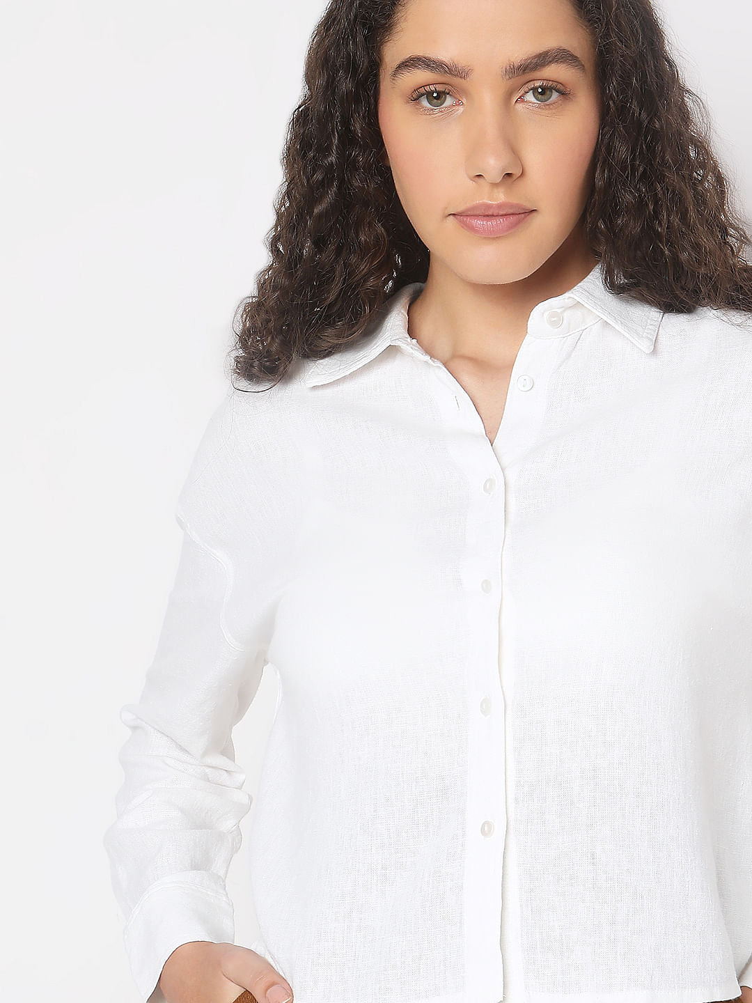 White Linen Shirt