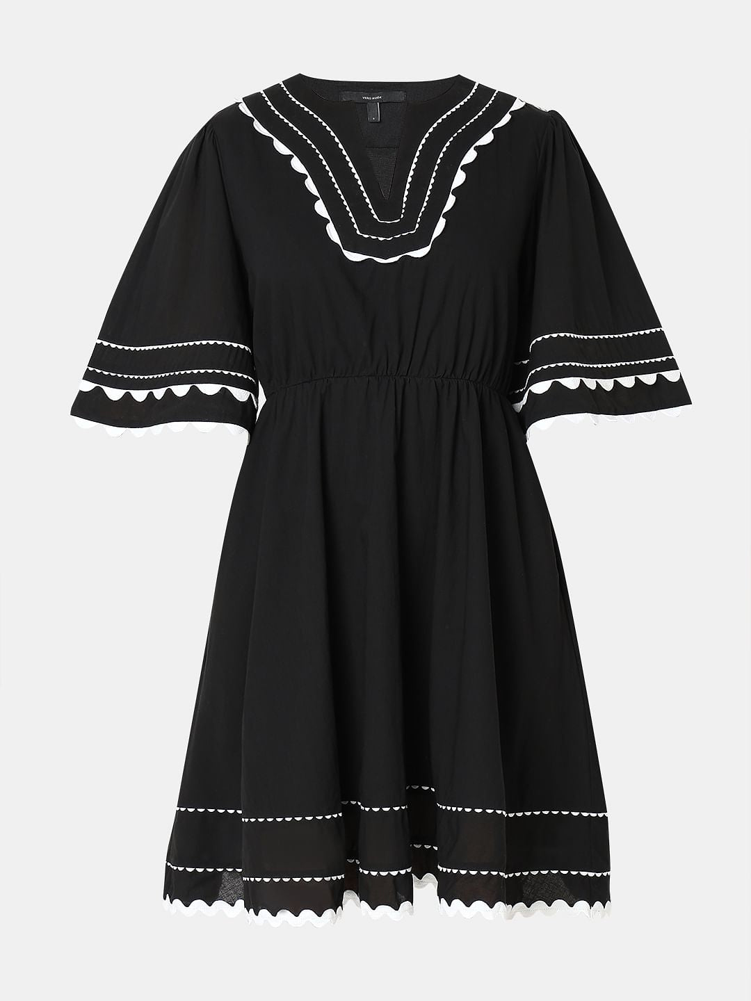 Black Fit & Flare Mini Dress