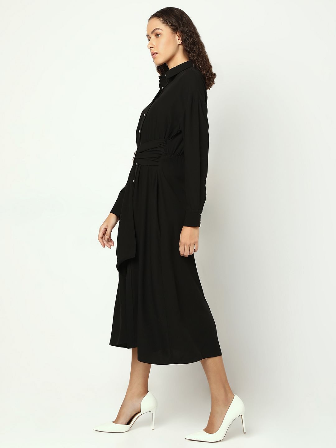 Black Shirt Dress