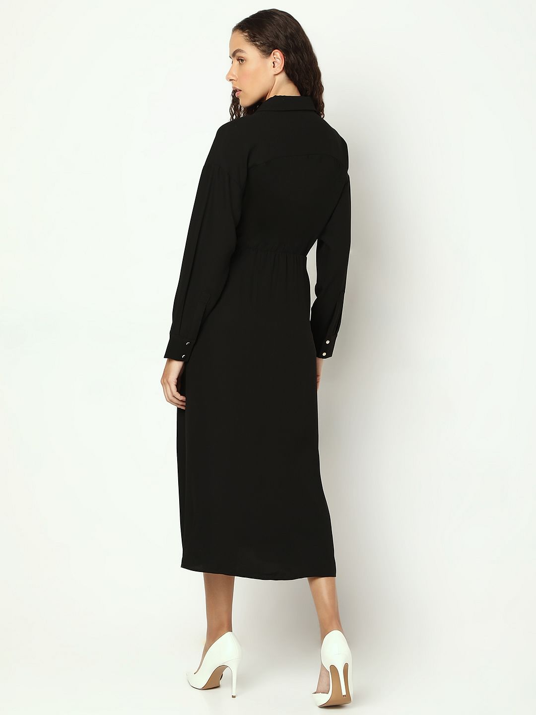 Black Shirt Dress