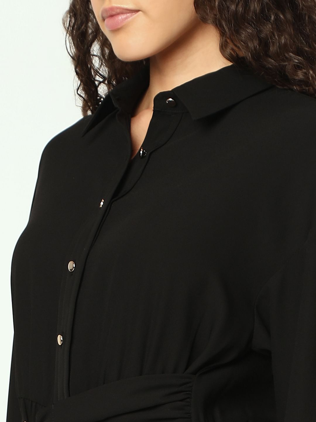Black Shirt Dress