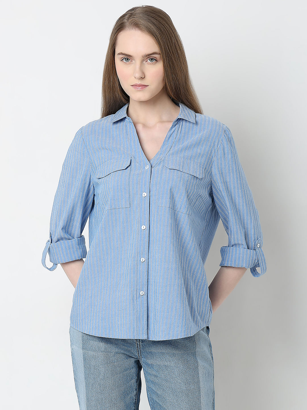 Blue Striped Shirt