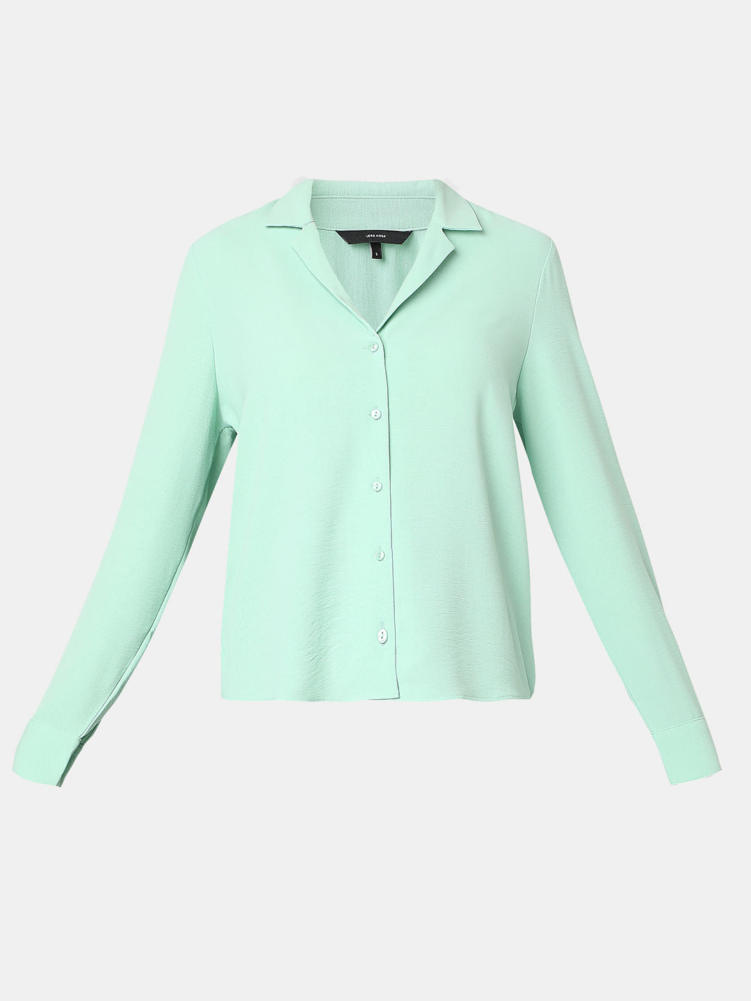 Pastel Green Full Sleeves Shirt