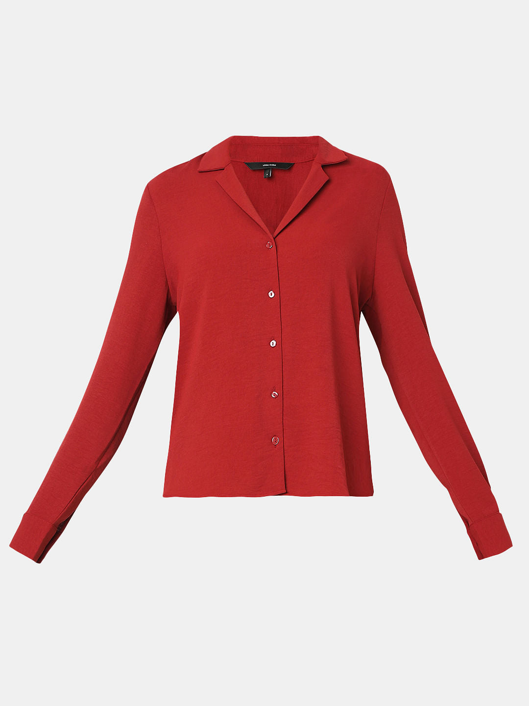 Red Full Sleeves Shirt