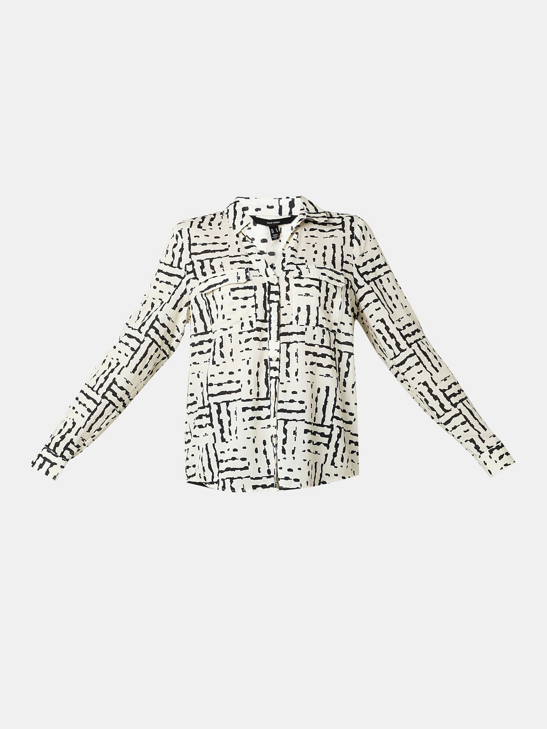 Off-White Abstract Print Shirt