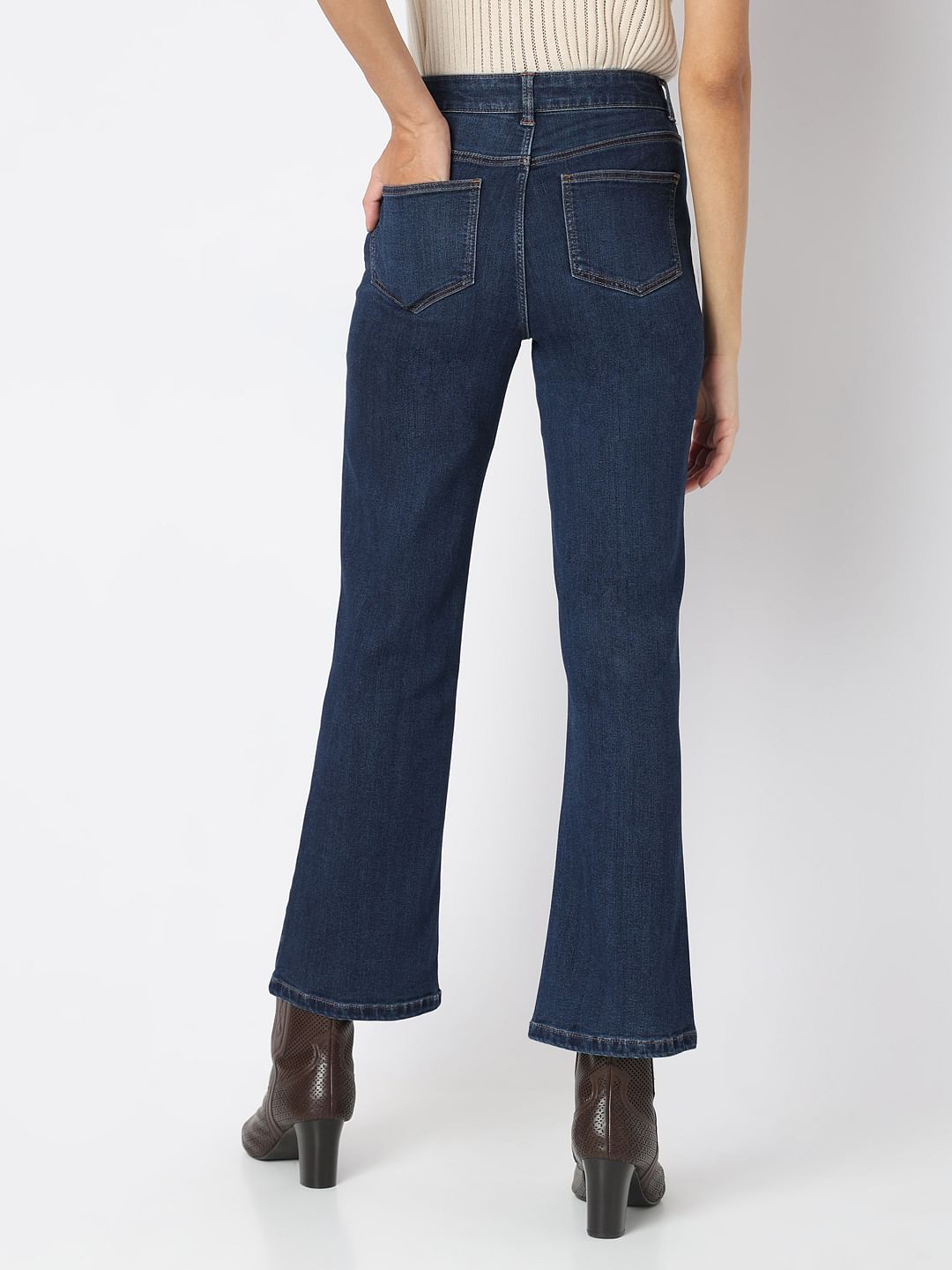 High Rise Wide Leg Jeans