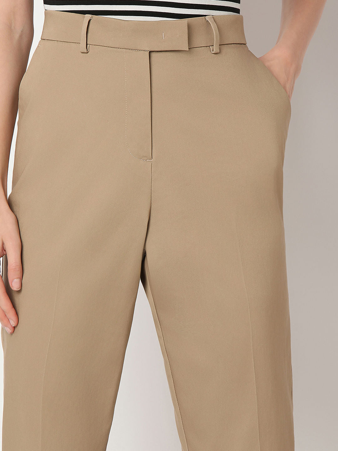 Brown Cigarette Trouser