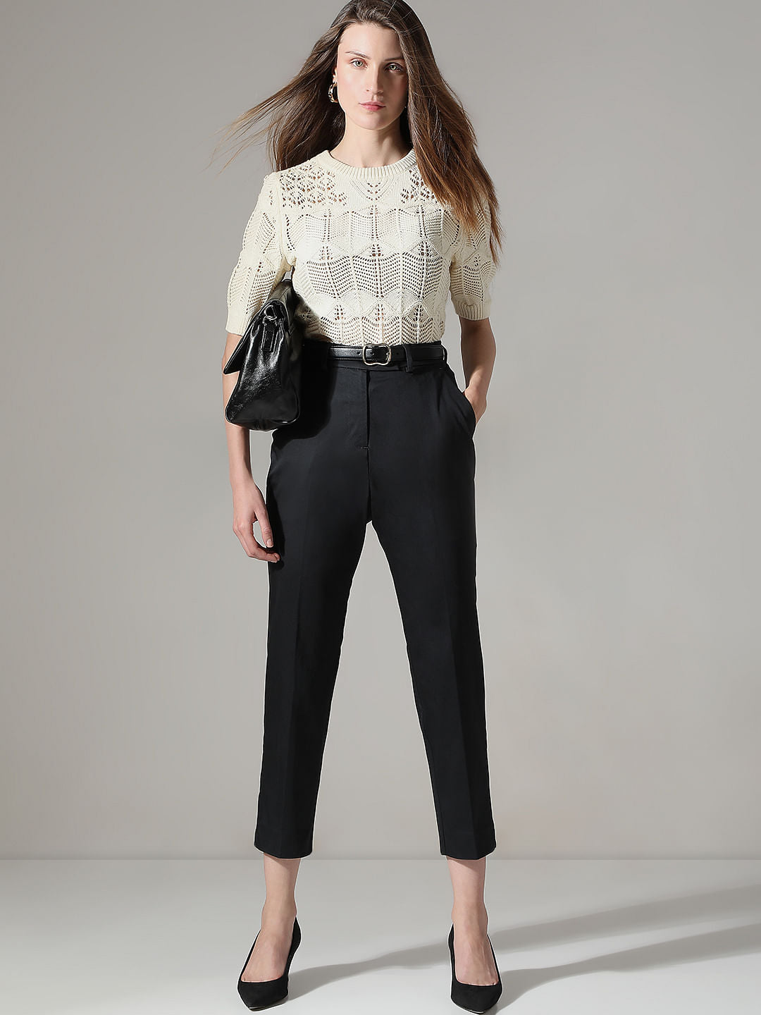 Black Cigarette Trouser