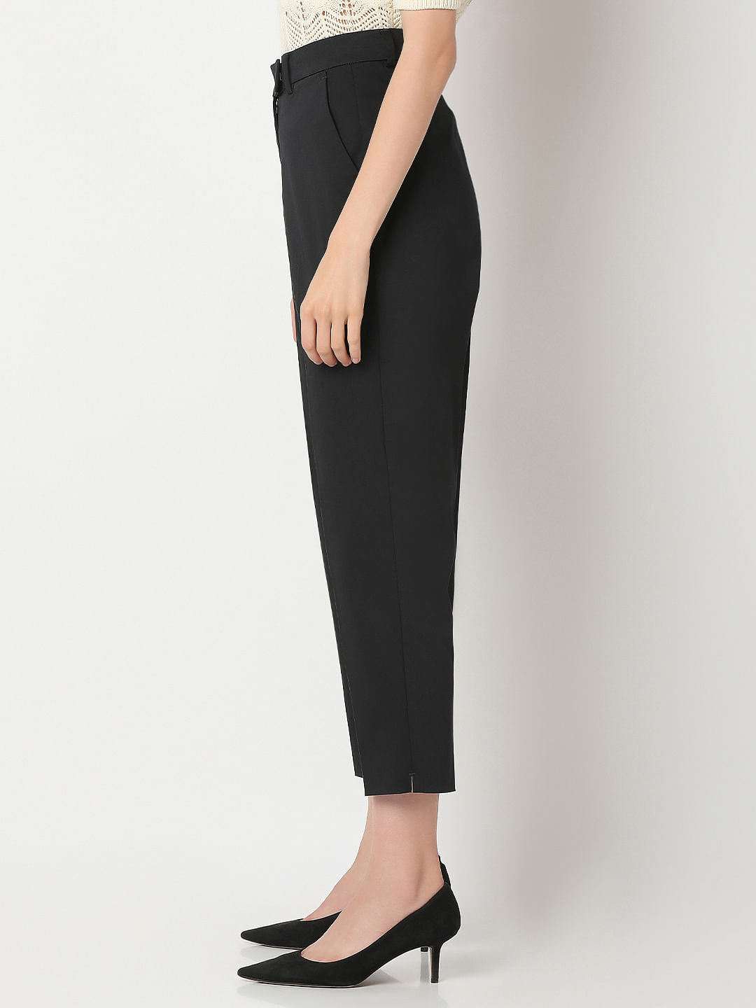 Black Cigarette Trouser