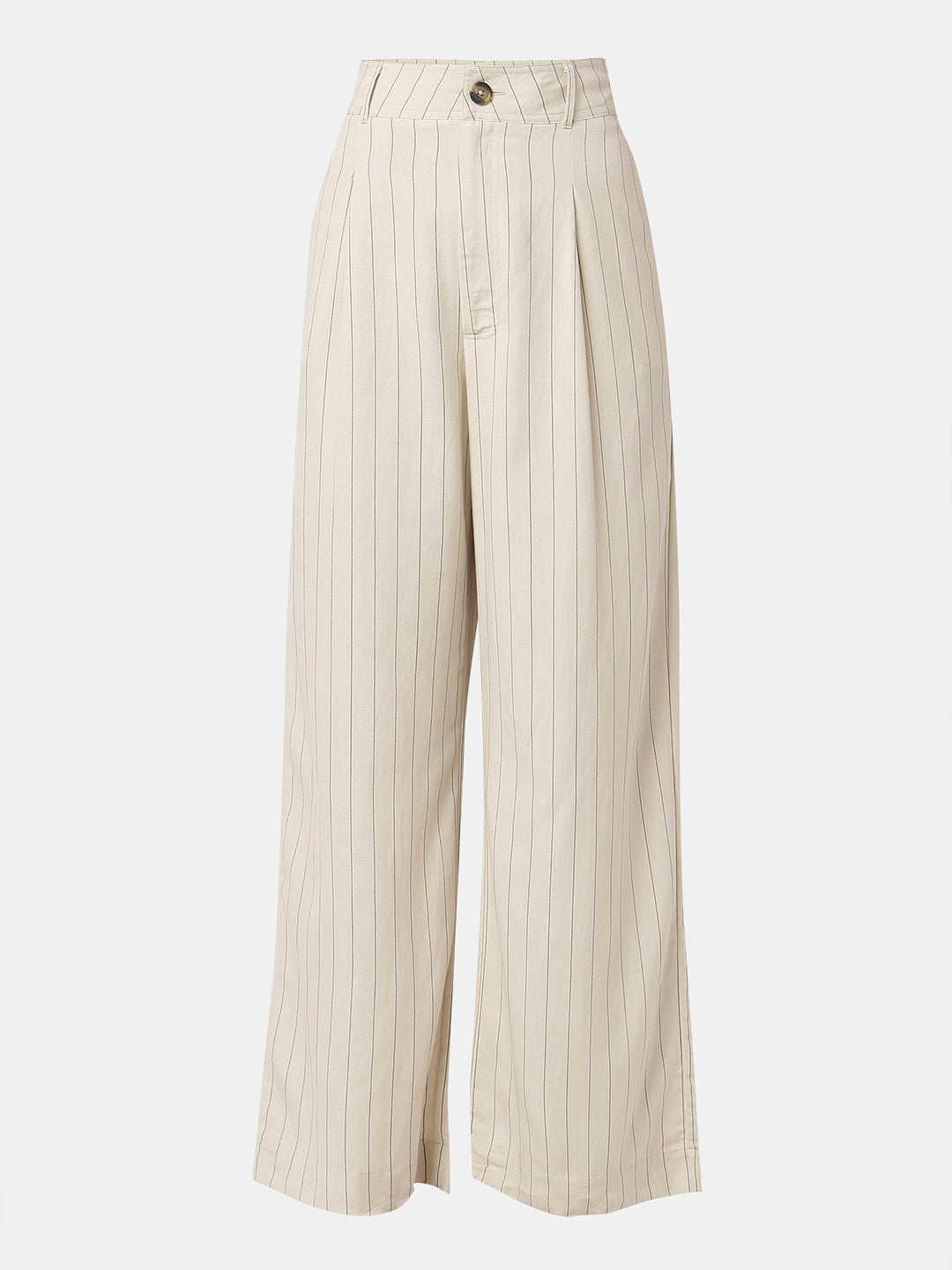 Off-White Pinstripe Co-Ord Set Pants