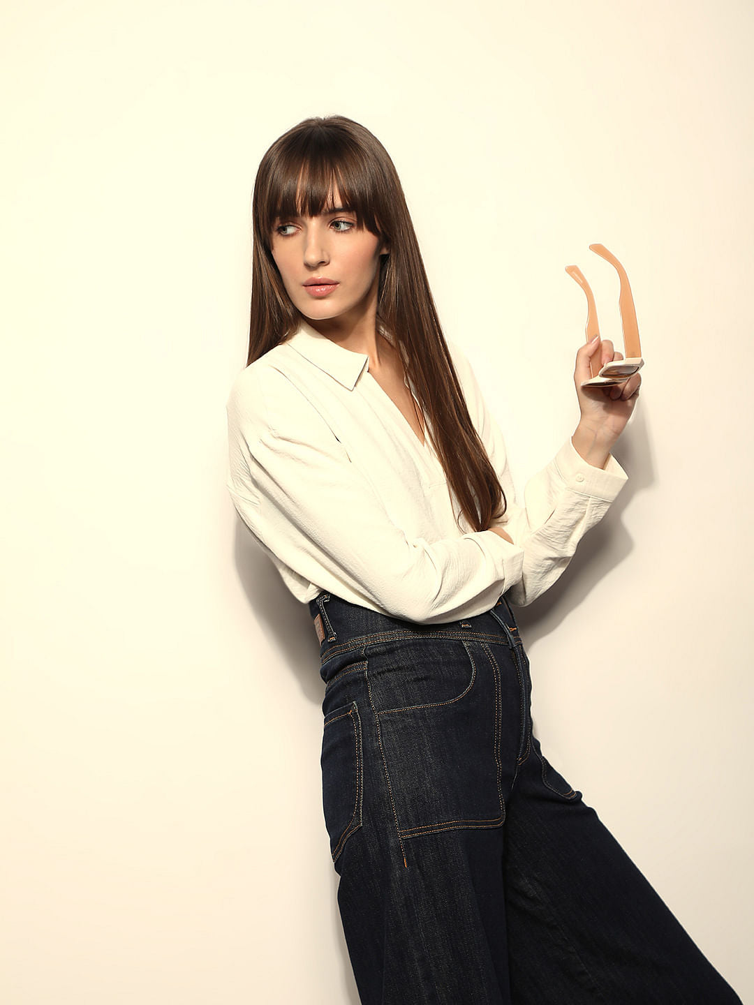 White Full Sleeves Top