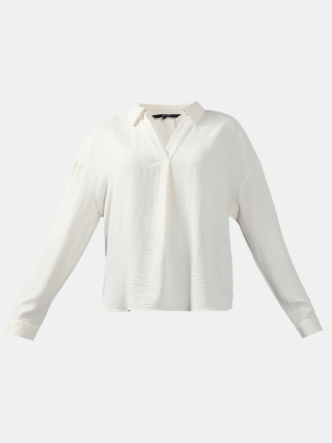 White Full Sleeves Top