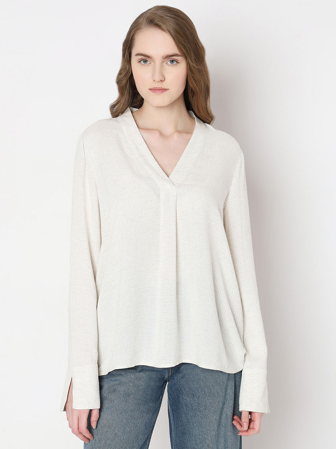 Off-White Full Sleeves Top