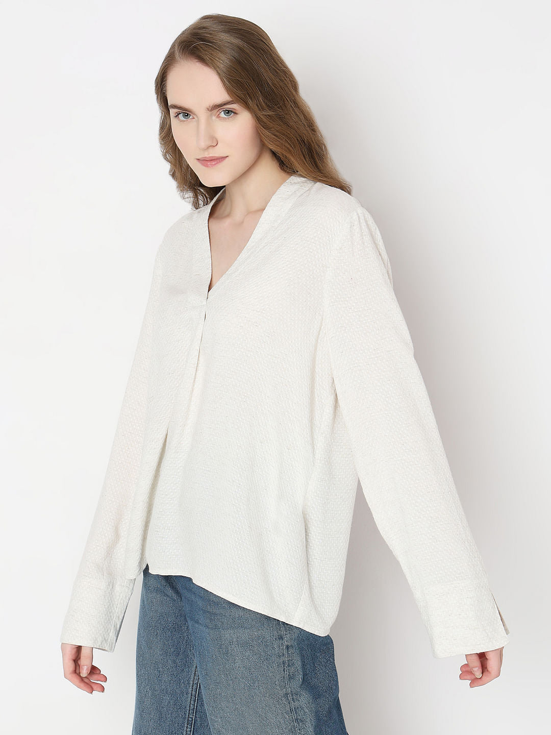 Off-White Full Sleeves Top