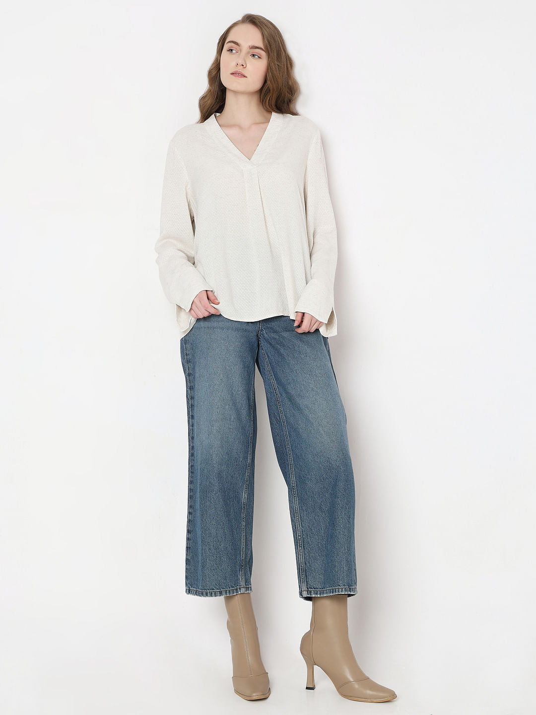 Off-White Full Sleeves Top