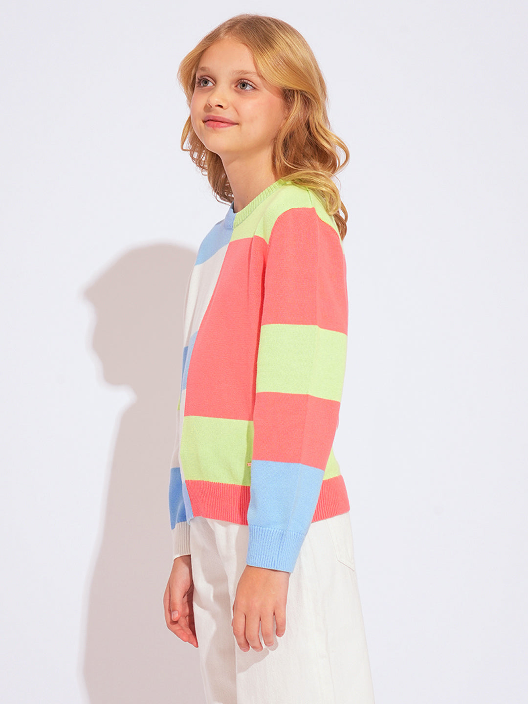 GIRLS Colourblocked Pullover